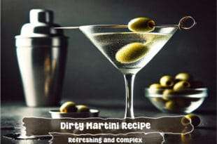 Dirty Martini Recipe | Classic Gin or Vodka Cocktail 10 Dirty Martini Recipe