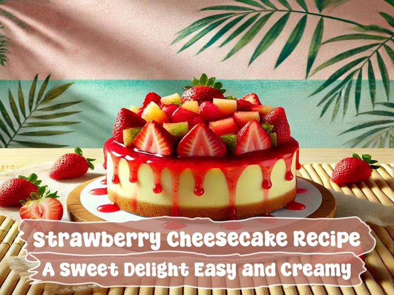 Easy Strawberry Cheesecake Recipe for Any Occasion 1 Strawberry Cheesecake Recipe