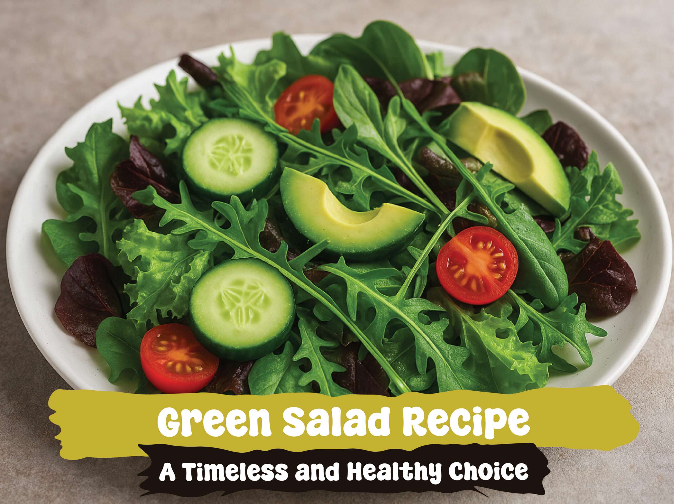 Green Salad Recipe / Simple Guide to Everyday Meals 1 Green Salad Recipe