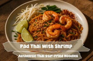 Pad Thai with Shrimp Recipe | Classic Thai Street Food 8 Pad Thai with Shrimp