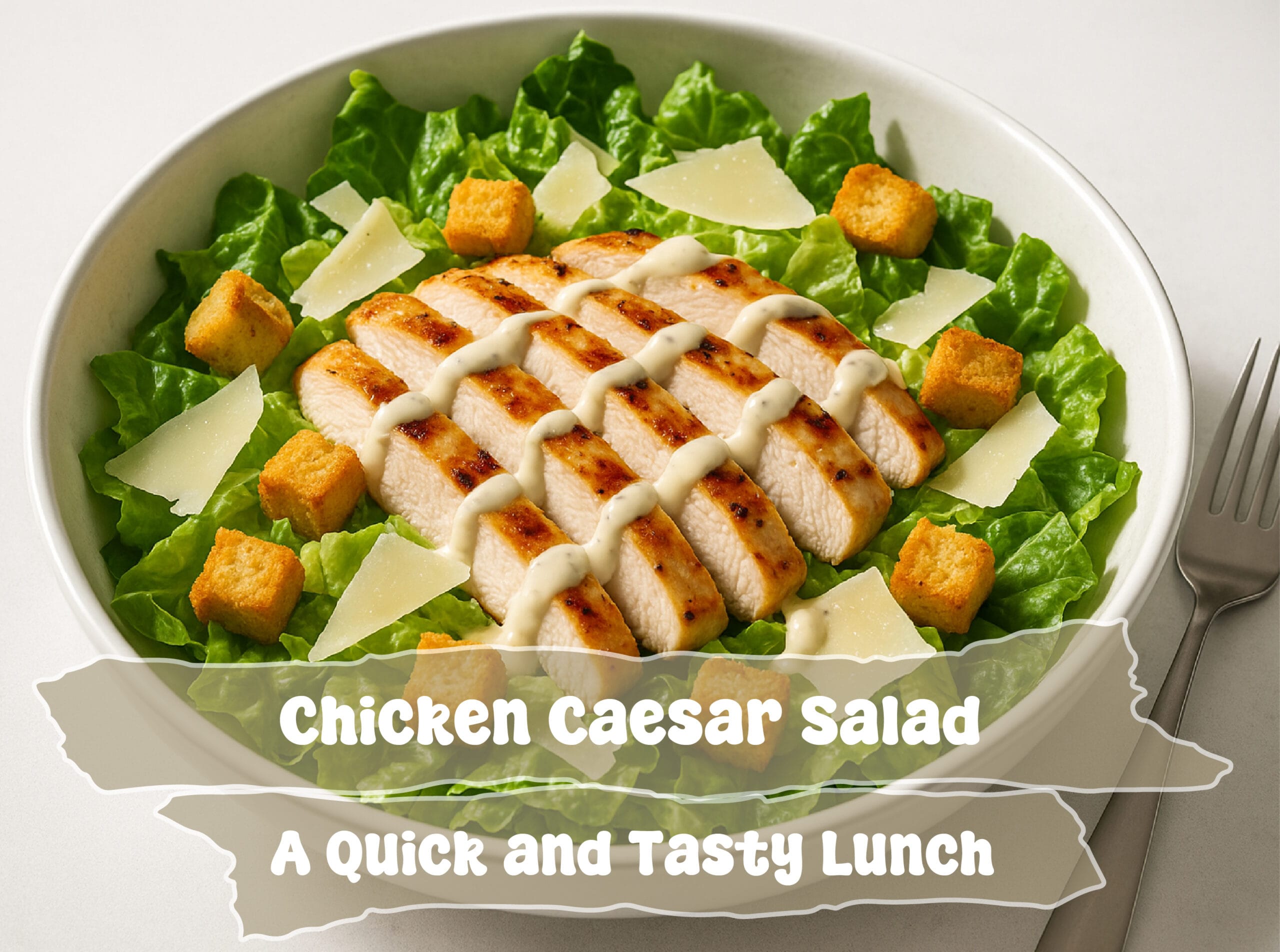 Chicken Caesar Salad | A Classic and Easy Homemade Recipe 1 Chicken Caesar