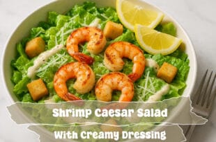Grilled Shrimp Caesar Salad | Easy Summer Salad Idea 4 Shrimp Caesar Salad