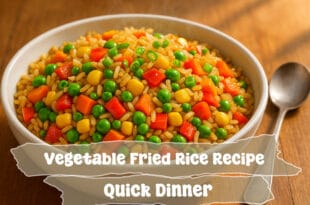 Vegetable Fried Rice Recipe | Quick and Easy Dinner 7 Vegetable Fried Rice Recipe