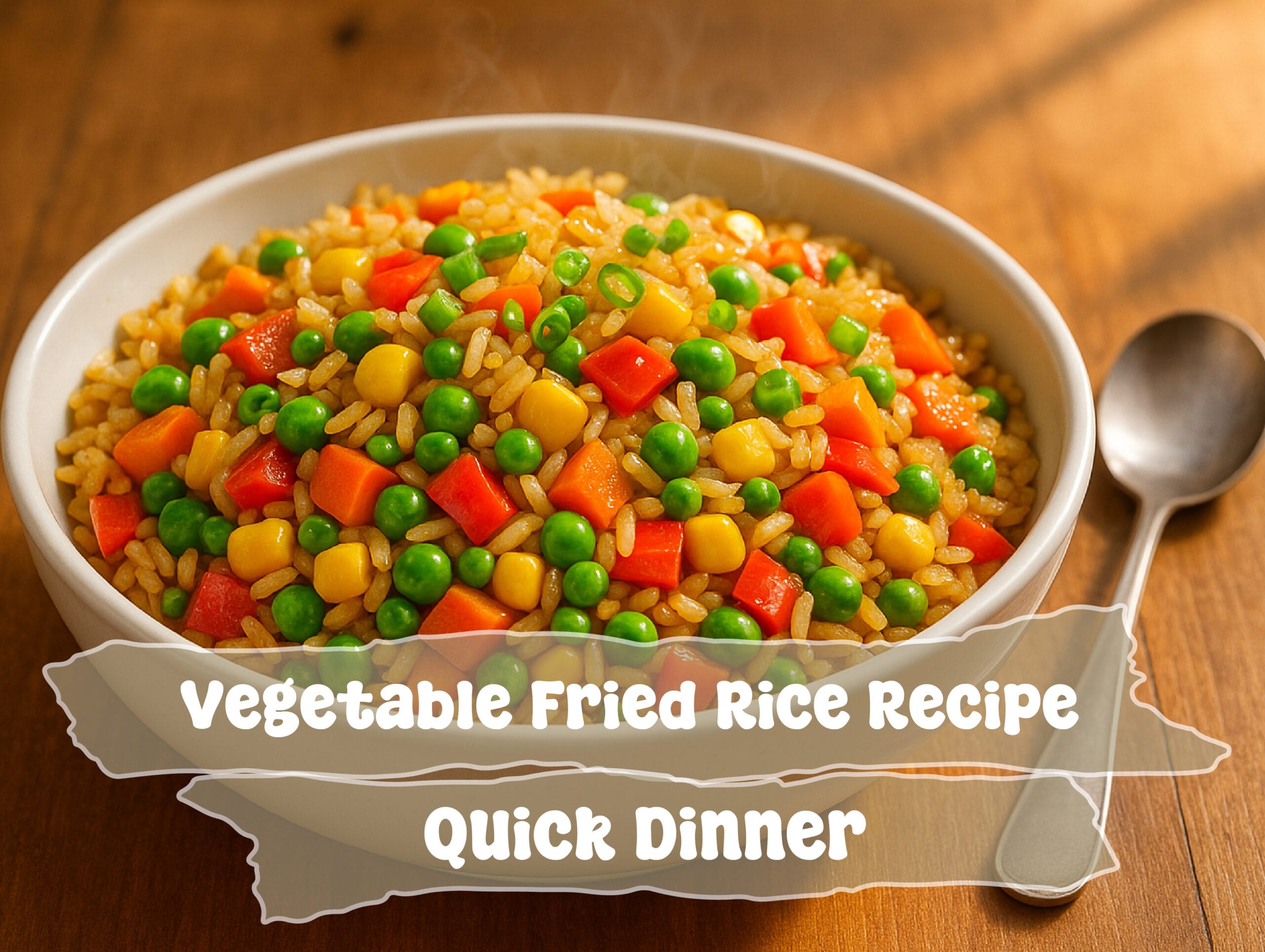 Vegetable Fried Rice Recipe | Quick and Easy Dinner 1 Vegetable Fried Rice Recipe