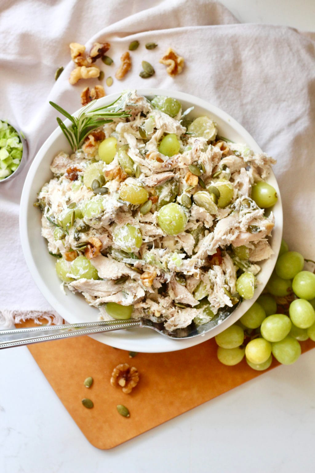 Chicken Salad with Grapes Recipe | Sweet, Savory & Crunchy 1 Chicken Salad with Grapes Recipe