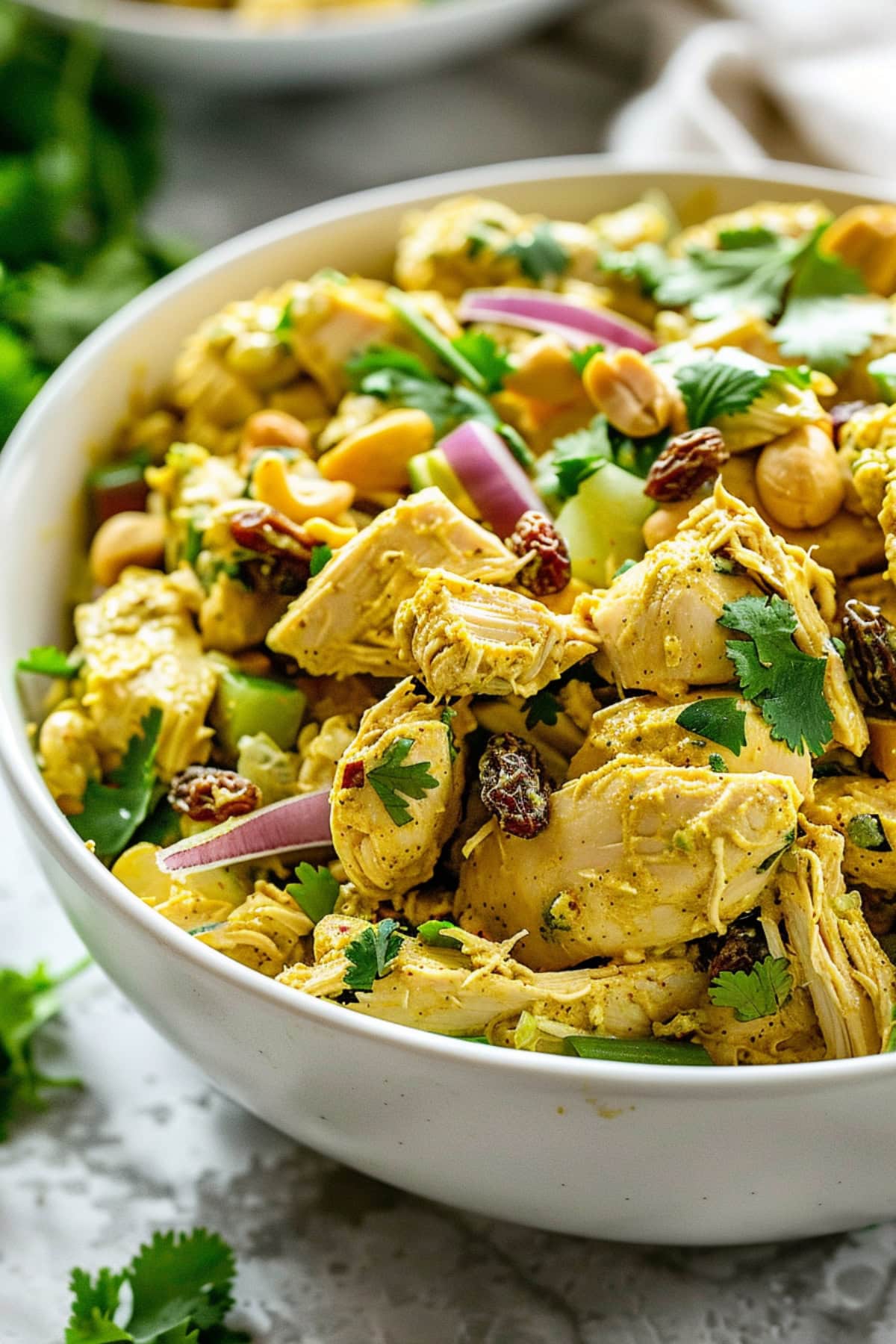 Curry Chicken Salad Recipe | Creamy, Crunchy & Easy Meal Prep for Lunch 1 leftover chicken ideas
